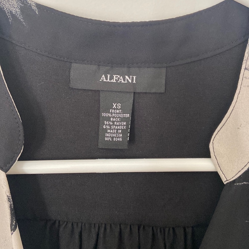 Alfani - Sleeveless Drape Front Blouse - Picture 3 of 5